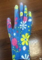 Перчатки нейлоновые с полиуретановым покрытием 